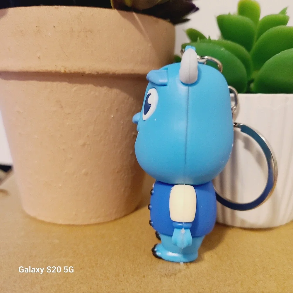 Blue Monster Character Keychain‎ with Suitcase NEW Unisex 2.5 inches Collectible